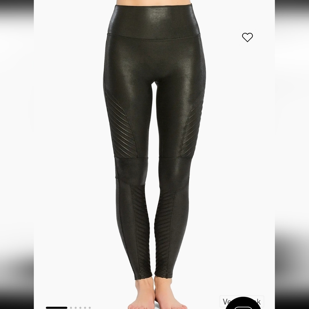 Spanx Black Athletic Leggings Plus Size 1X
